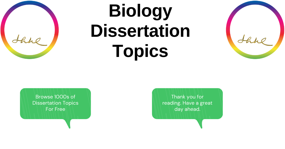 dissertation definition biology