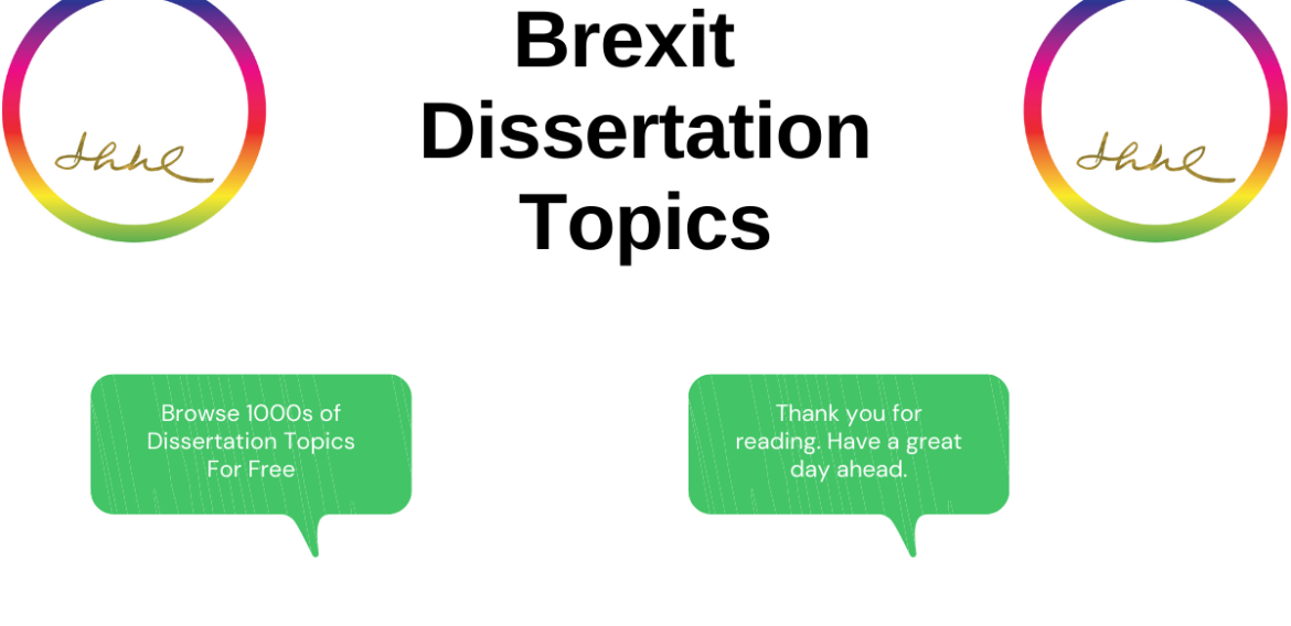 dissertation topics on brexit