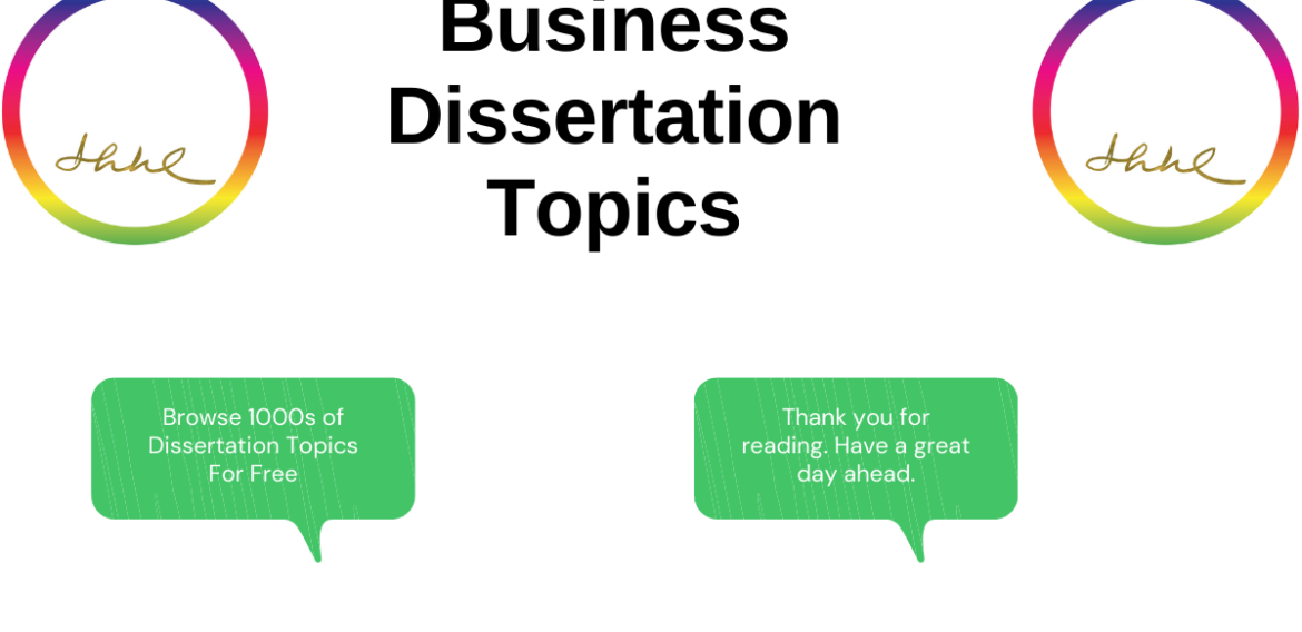 topics for business dissertation