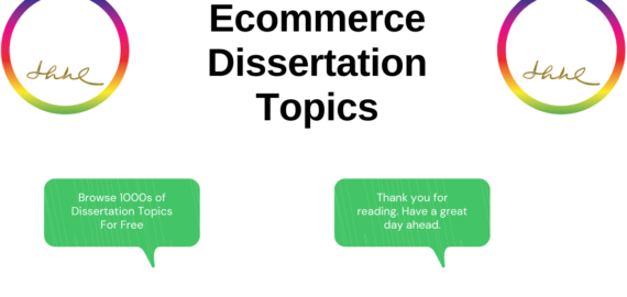 Ecommerce Dissertation Topics