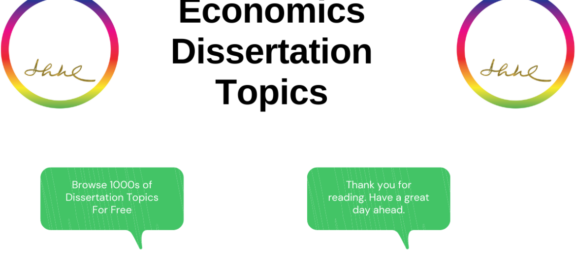 Economics Dissertation Topics