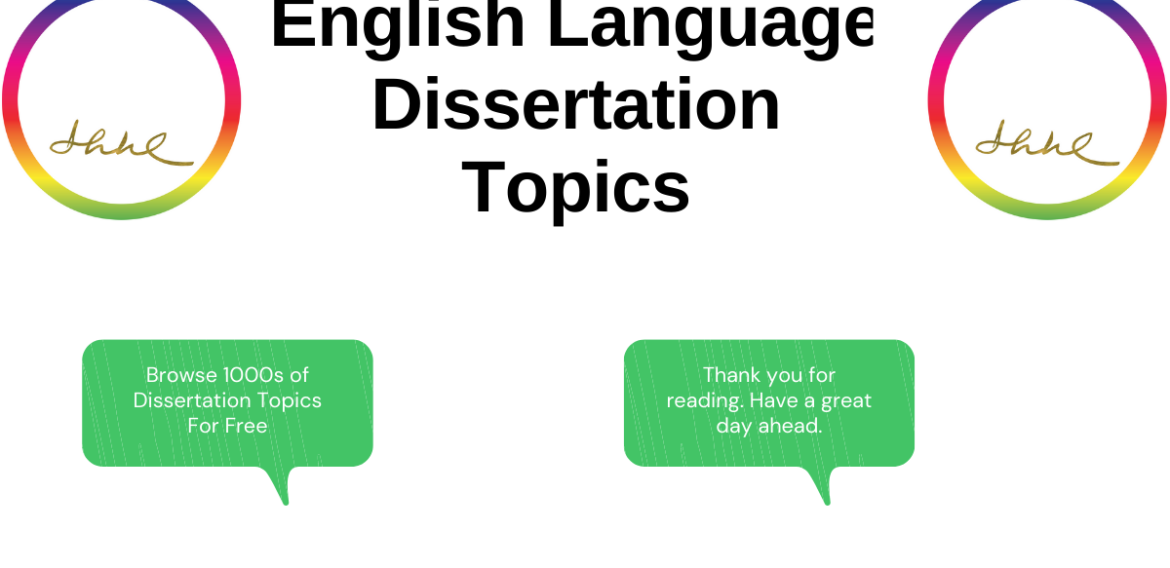 English Language Dissertation Topics