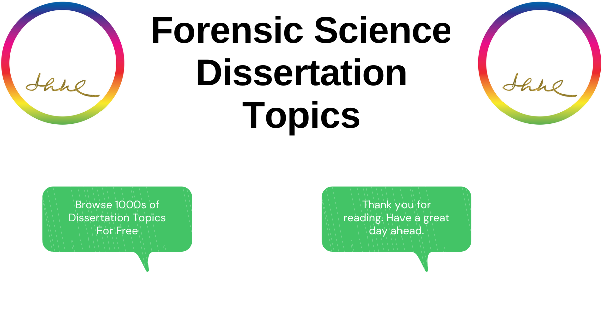 forensic science thesis topics