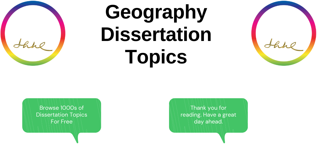 geography dissertation discussion