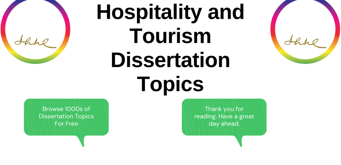 Hospitality Tourism Dissertation Topics