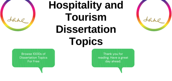 Hospitality Tourism Dissertation Topics