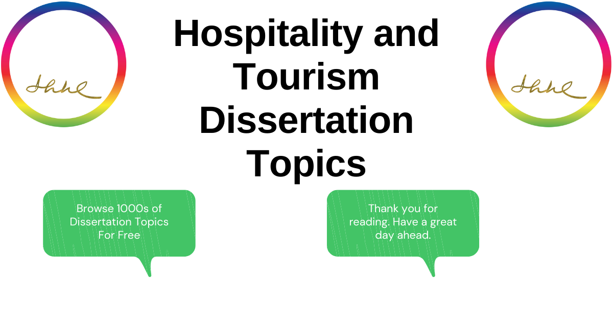 dissertation topics on tourism and hospitality management