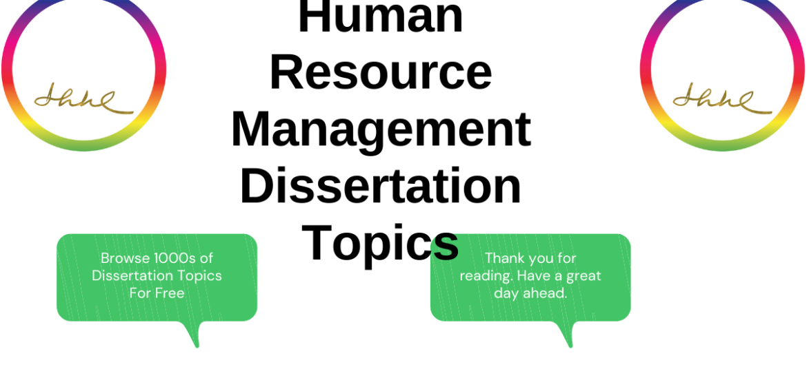 Human Resource Management Dissertation Topics
