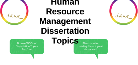 Human Resource Management Dissertation Topics