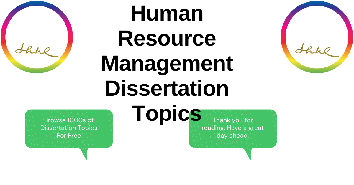 human resources management dissertation topics