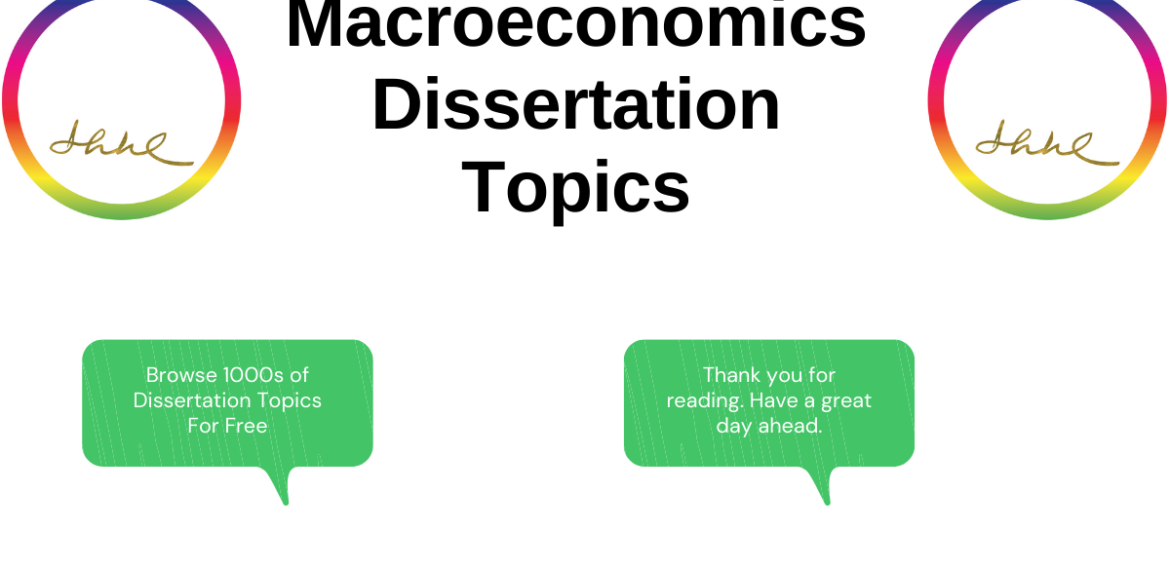 Macroeconomics Dissertation Topics