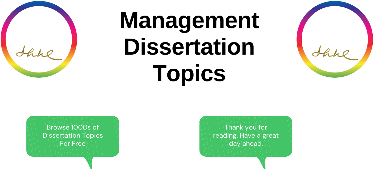 dissertation topics for management