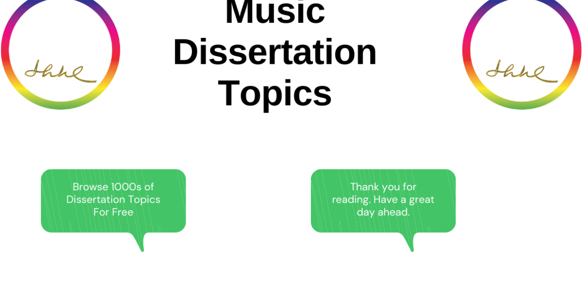 Music Dissertation Topics
