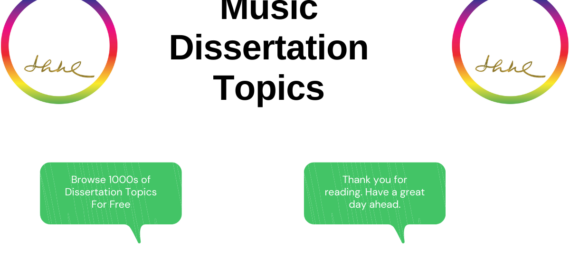 Music Dissertation Topics