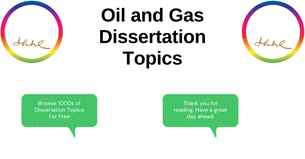dissertation topics for mba oil and gas