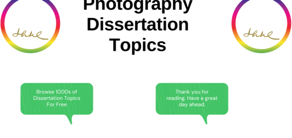 Photography Dissertation Topics