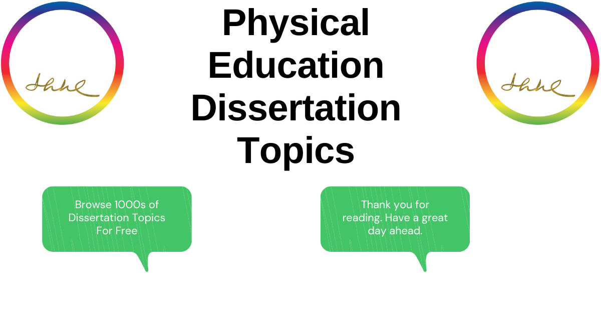 dissertation topics on physical health education