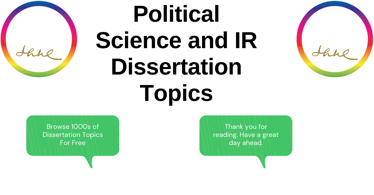 politics and ir dissertation ideas