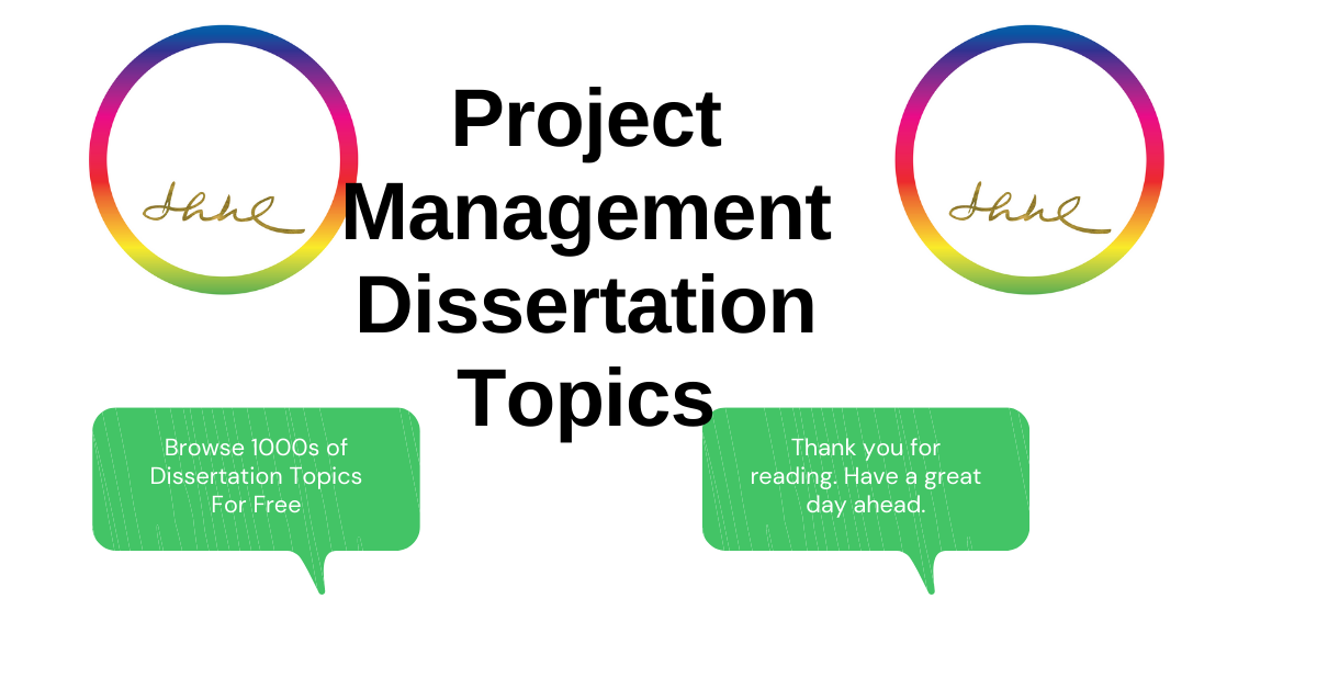 thesis on project management topics
