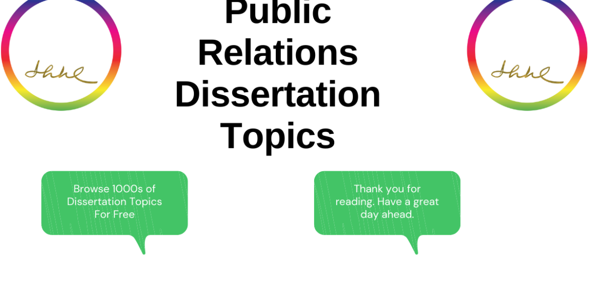 Public Relations Dissertation Topics