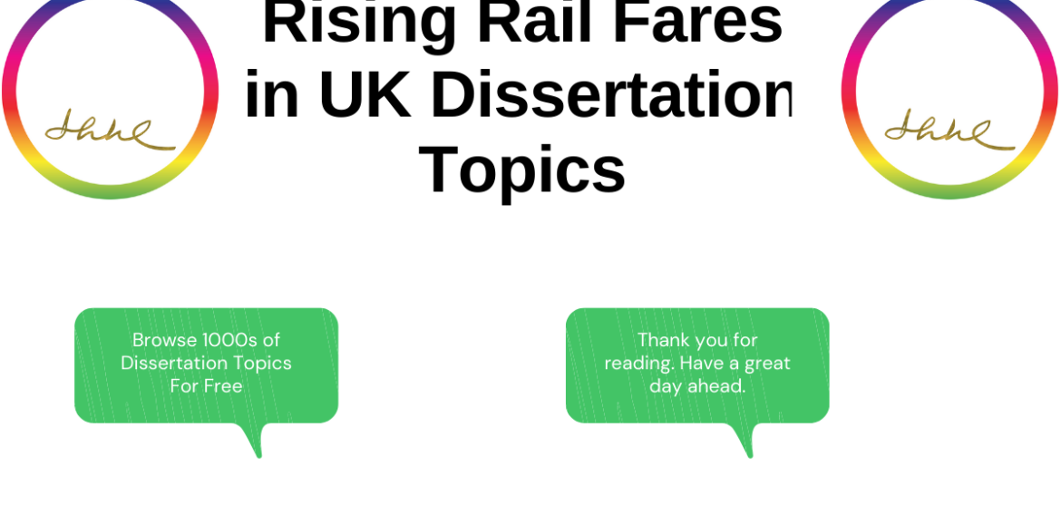 Rail Fares Hike UK Dissertation Topics
