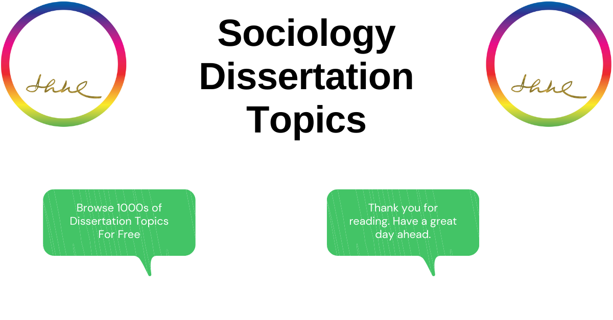 topics for dissertation in sociology
